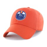 Casquette Cleanup préférée des amateurs des Oilers d'Edmonton de la LNH, adulte Front_Angled_Left
