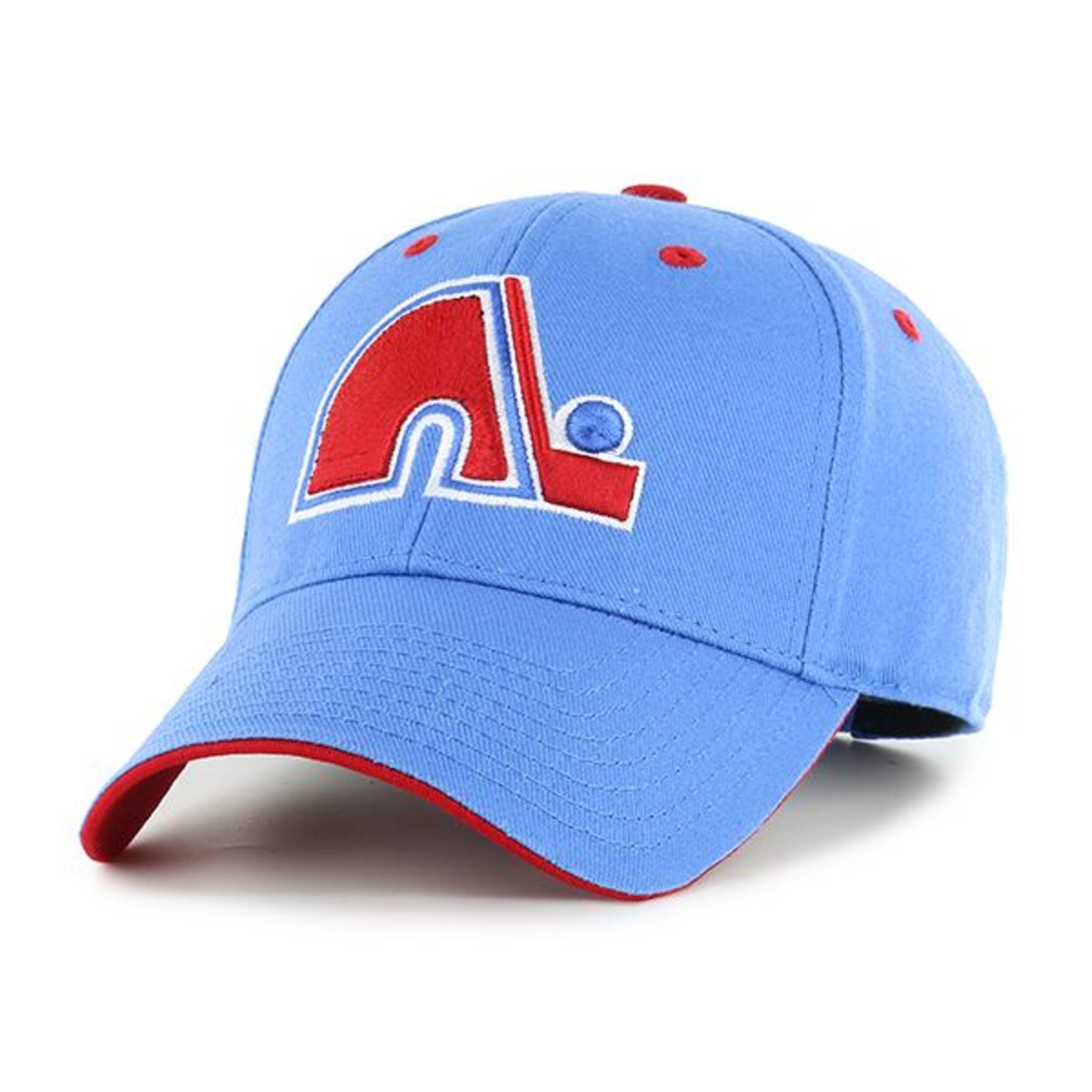 Fan Favorite NHL Quebec Nordiques Mass Money Maker Cap, Adult Front_Angled_Left
