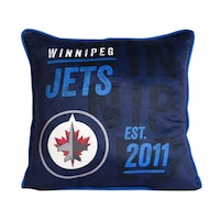 NHL Winnipeg Jets Reversible Decorative Pillow, 18-in x 18-in Front_Flat