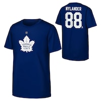 T-shirt nom et numéro, LNH Maple Leafs de Toronto, William Nylander, jeune, choix de tailles Composite_or_Mixed