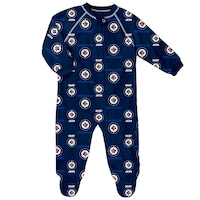 NHL Winnipeg Jets Raglan Zip Coverall, Toddler, Assorted Sizes