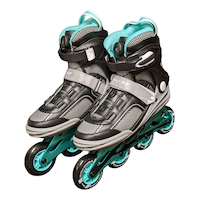 Ultra Wheels Recreational Inline Skates, Teal/Black/Grey, Senior, Assorted Sizes
