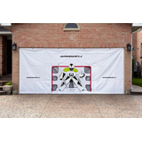 Winnwell Heavy Duty Hockey Shooting Tarp, 16-ft x 8-ft Front_Flat