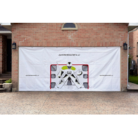 Toile de tir robuste Winnwell, 16 x 8 pi Front_Flat