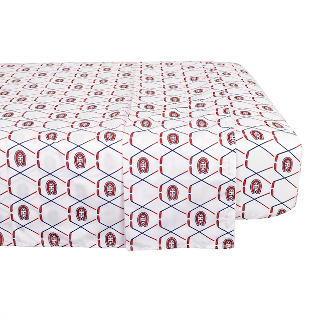 Draps LNH Canadiens de Montréal pour lit 1 place, paq. 4 Canadian Tire