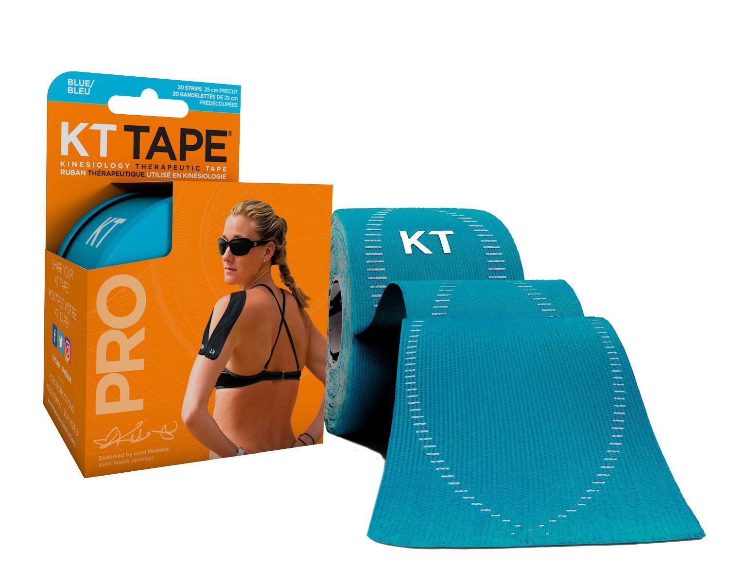 KTテープ(KT TAPE) キネシオロジーテープ PRO EXTREAME20 ジェットブラック 汗・水に強い 剥がれにくい 強粘着 プレ  ZX7BDyj9Y7, テーピング - centralcampo.com.br