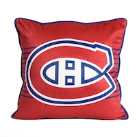 NHL Montreal Canadiens Reversible Decorative Cushion Front_Flat