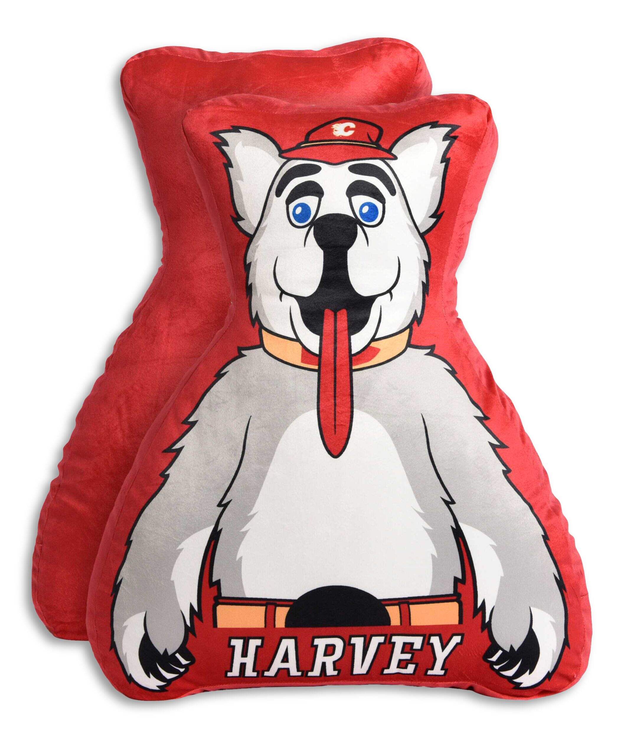 NHL Calgary Flames Harvey Mascot Pillow Canadian Tire