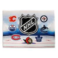 NHL 7 Canadian Teams Arena Blanket, 66-in x 90-in Front_Flat