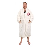 NHL Detroit Red Wings Bathrobe, Adult, White, One Size Front_Flat