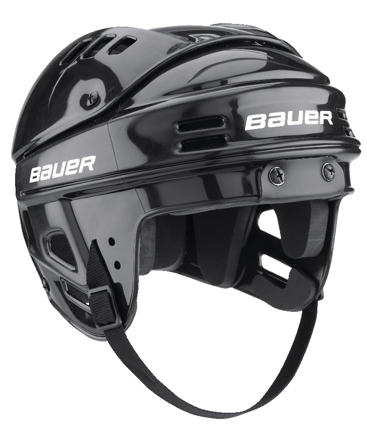 Bauer 2100 Senior Hockey Helmet with Dual-Density Foam Liner, Black ...