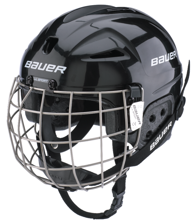Bauer Lil' Sport Youth Hockey Helmet & Cage Combo, Black Canadian Tire