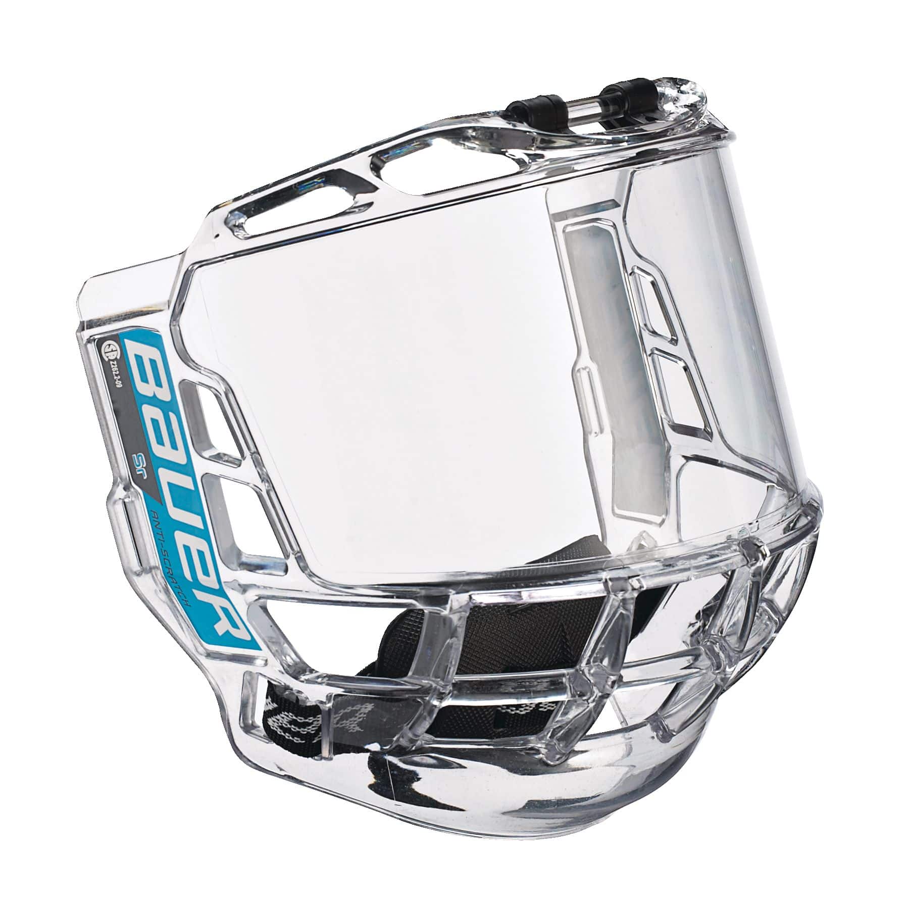 Bauer Concept 3 Senior Clear Hockey Full Face Mask/Shield/Fishbowl with  High-Impact Polycarbonate Shield