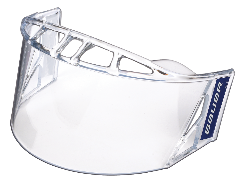 Bauer HLC Clear HalfShield Senior Hockey Face Mask/Visor with AntiFog