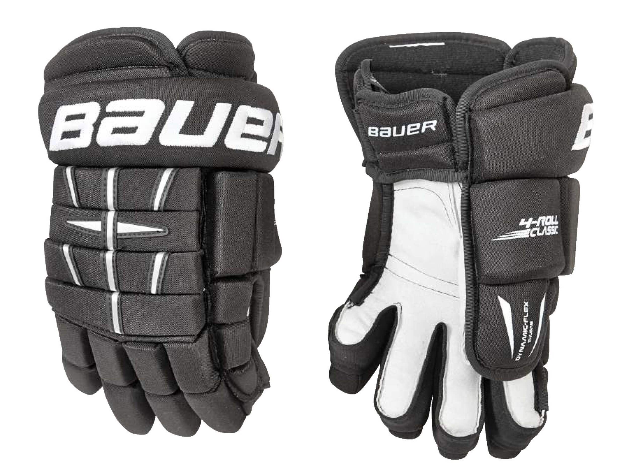 Bauer Nexus Classic 1000 Hockey Gloves, Senior, Black/White, Assorted