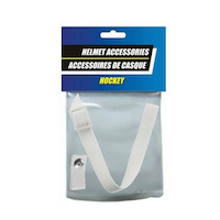 Sangle de rechange standard pour casque de hockey, 15 po, blanc