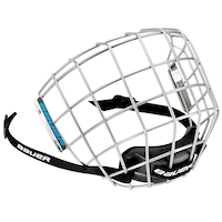 Masque à cage de hockey Bauer Profile I, junior/sénior, argent, choix de tailles