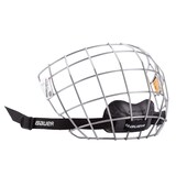 Bauer Lil' Sport Hockey Helmet Cage/Face Mask, Youth, Silver Front_Angled_Right