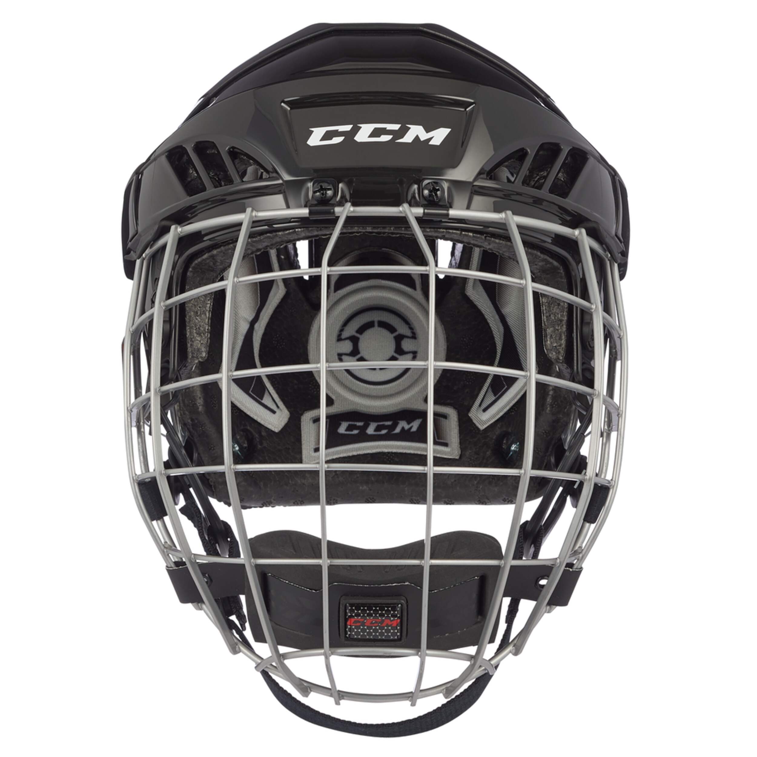 CCM FitLite Senior Hockey Helmet & Cage Combo with Comfort Cushions