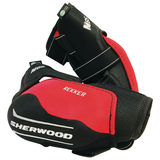 Sherwood Rekker M65 Hockey Elbow Pads, Junior, Black/Red, Assorted Sizes Composite_or_Mixed