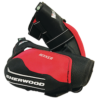 Sherwood Rekker M65 Hockey Elbow Pads, Senior, Black/Red, Assorted Sizes Composite_or_Mixed