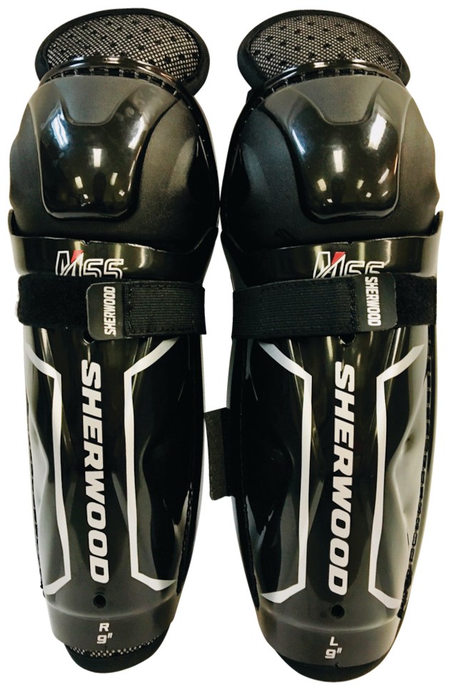 Sherwood Rekker M65 Hockey Shin Guards, Youth, Black, Assorted Sizes Canadian Tire