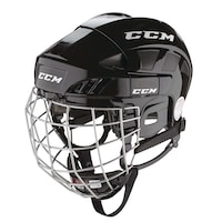 Ensemble de casque-masque de hockey CCM XT20, junior/sénior, noir, choix de tailles
