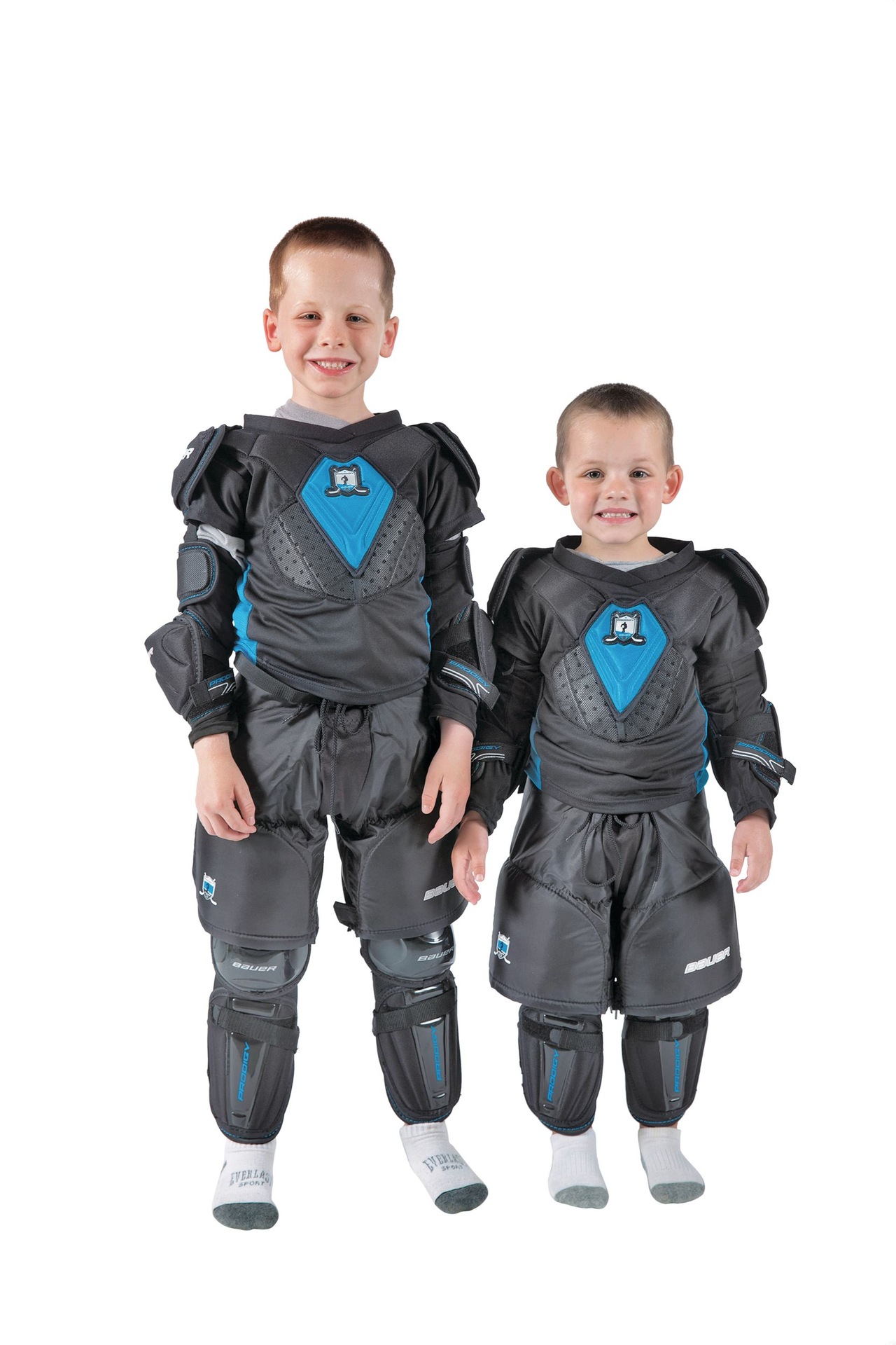 Bauer Prodigy Hockey Protective Kit, Youth, Black/Blue, Assorted Sizes