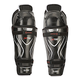 Jambières de hockey Bauer Vapor X Pro Lite, junior, avec coupe profilée, mousse Hyperlite HD, noir Front_Flat