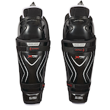 Jambières de hockey Bauer Vapor X Pro Lite, sénior, avec coupe profilée, mousse Hyperlite HD, noir Front_Flat