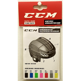 CCM FitLite 3DS Hockey Helmet Sticker/Decal Kit Front_Flat