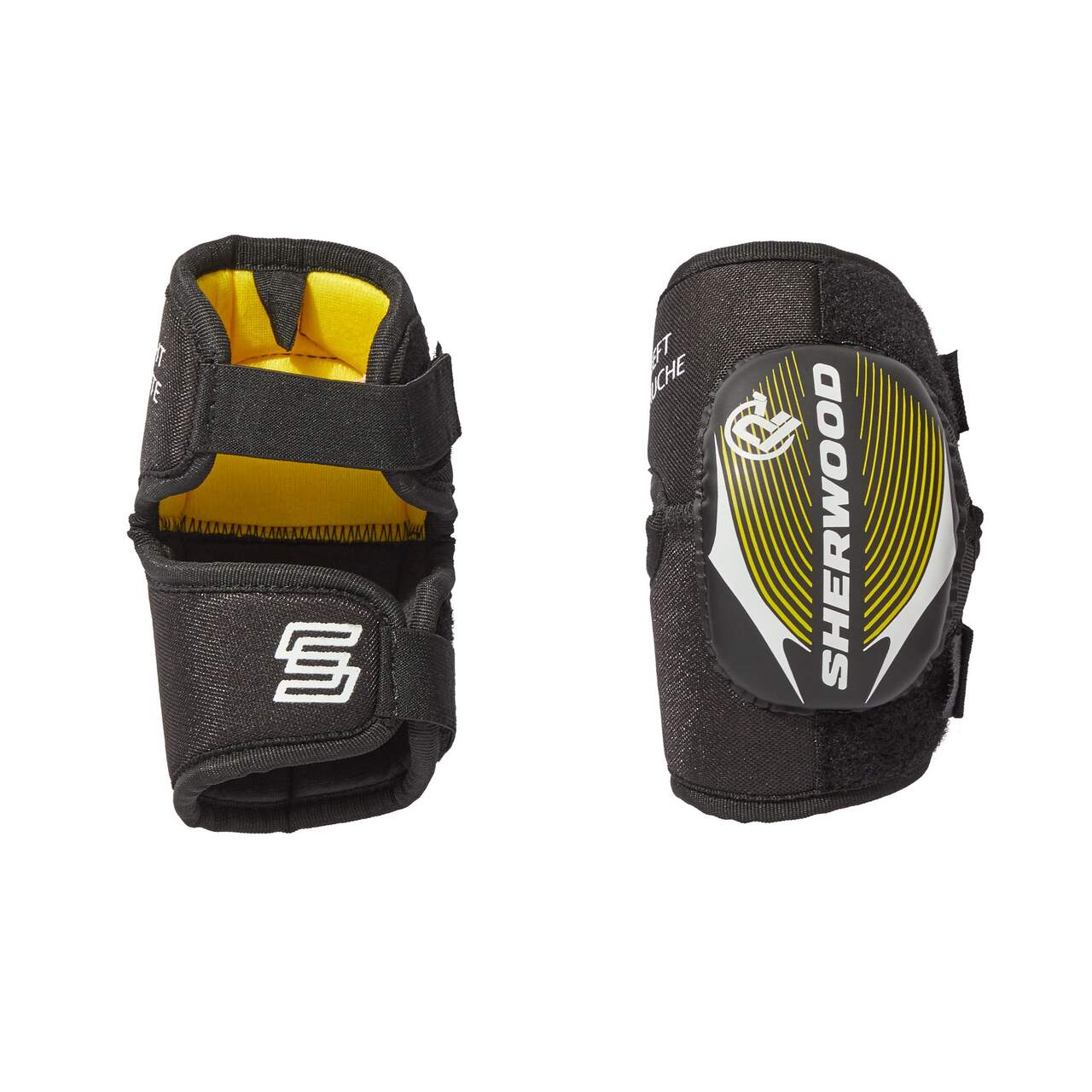 Sherwood Playrite Basic Hockey Protective Kit, Youth, Black/Yellow,  Assorted Sizes