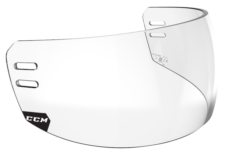 CCM VR14 Clear Hockey Half Face Mask/Visor with AntiScratch Coating