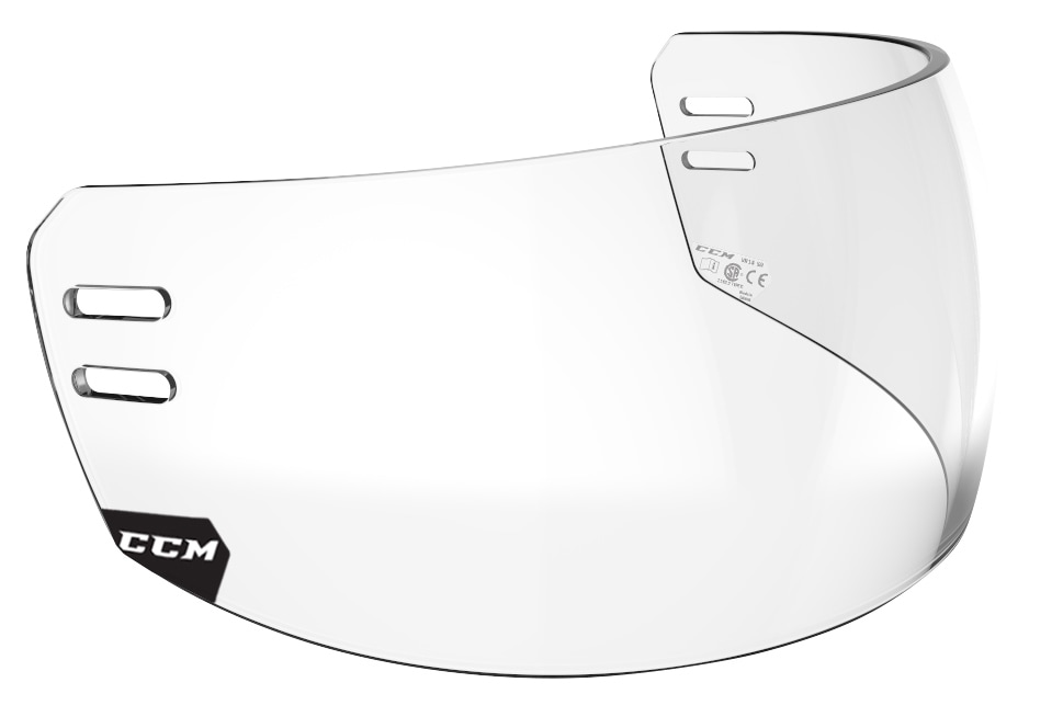 CCM VR14 Clear Hockey Half Face Mask/Visor with AntiScratch Coating