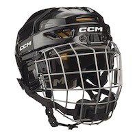 Ensemble de casque-masque de hockey CCM, jeune, noir