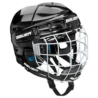 Casque et protège-visage de hockey Bauer Prodigy, jeune, noir