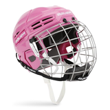Bauer IMS 5.0 Hockey Helmet Combo, Junior/Senior, Pink, Assorted Sizes Front_Three_Fourths_Angled_Right