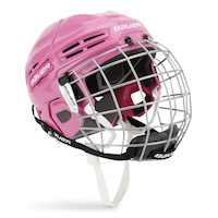 Casque de hockey Bauer IMS 5,0, junior/sénior, rose, choix de tailles