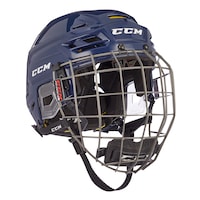 CCM Tacks 310 Hockey Helmet & Cage Combo, Junior/Senior, Navy, Assorted Sizes