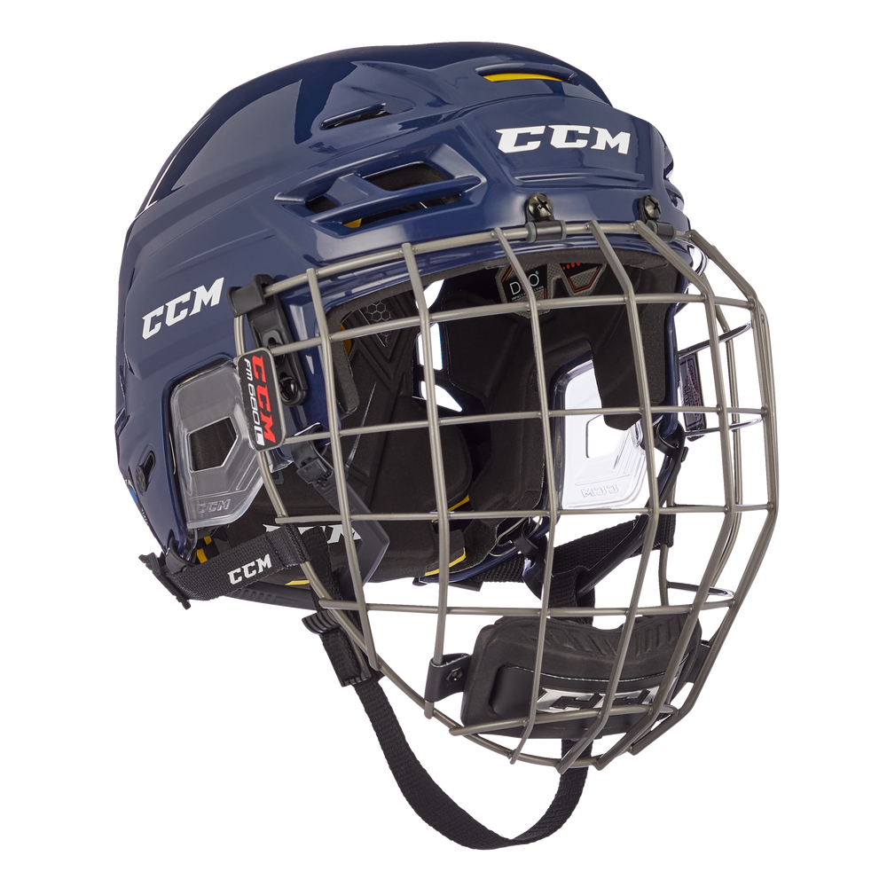 Ensemble de casque de hockey CCM Tacks 310, bleu marine Canadian Tire