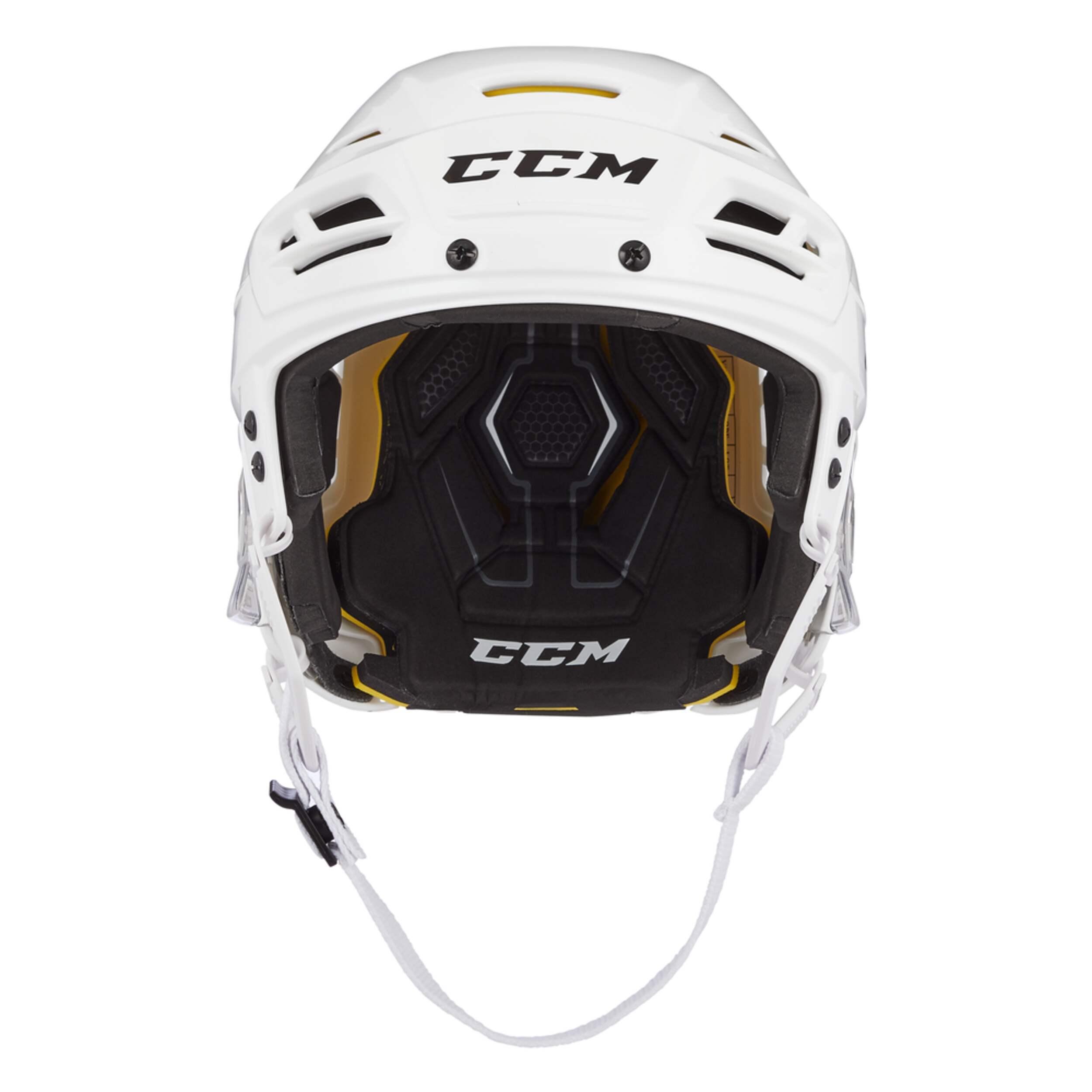 CCM Tacks 310 Hockey Helmet & Cage Combo, Junior/Senior, White
