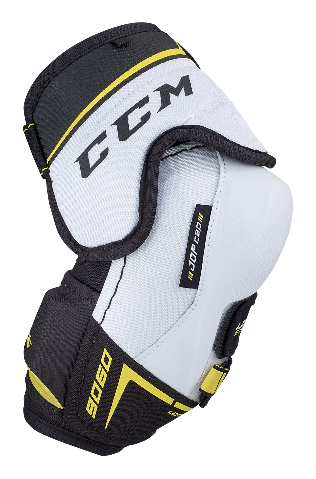 CCM Tacks 9060 Senior Hockey Elbow Pads, Black & White Canadian Tire
