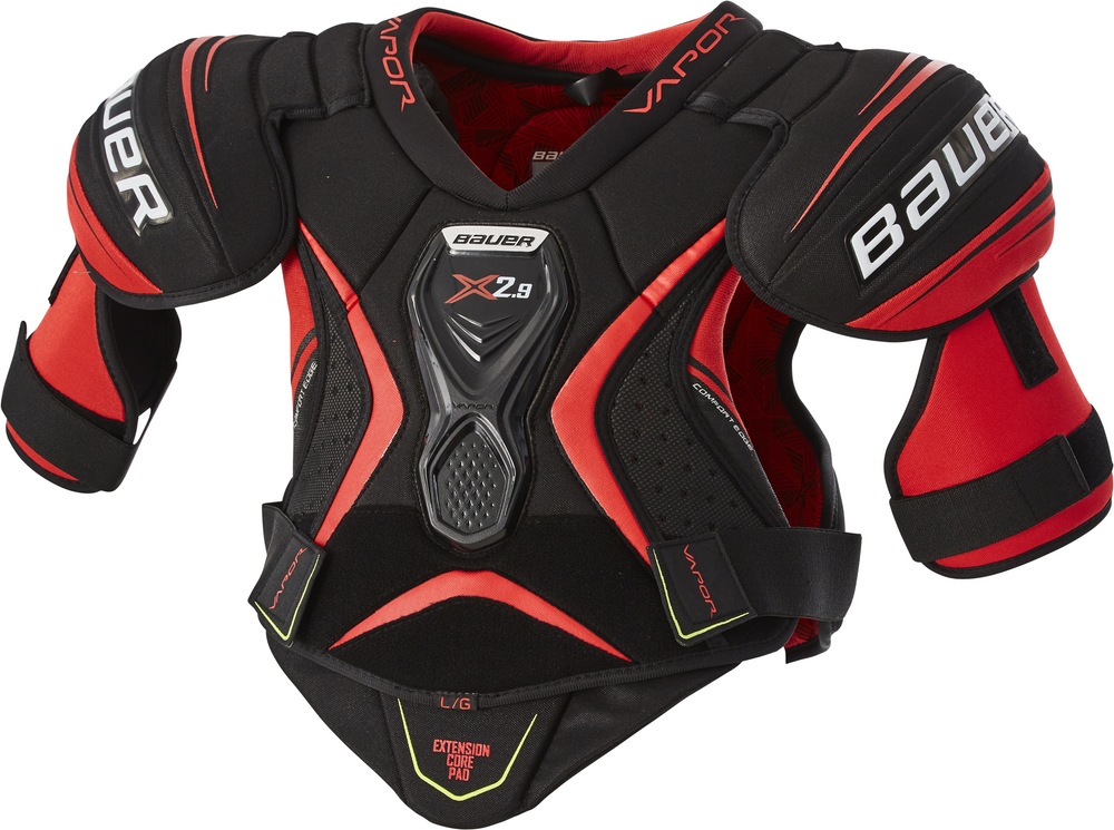 Bauer Vapor X2.9 Shoulder Pads, Junior, Black Canadian Tire