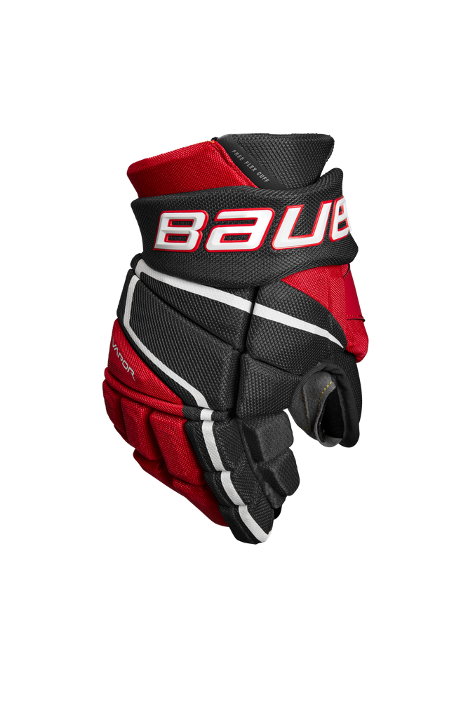 Bauer Vapor 3X Pro Hockey Gloves, Junior, Black/Red Canadian Tire