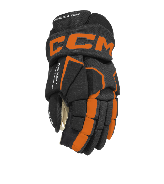 Gants de hockey CCM Tacks 580, sénior, noir/orange Canadian Tire