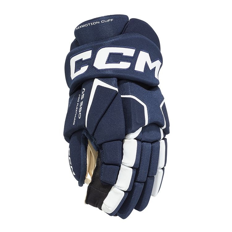 CCM Tacks AS580 Hockey Gloves, Junior, Navy Canadian Tire