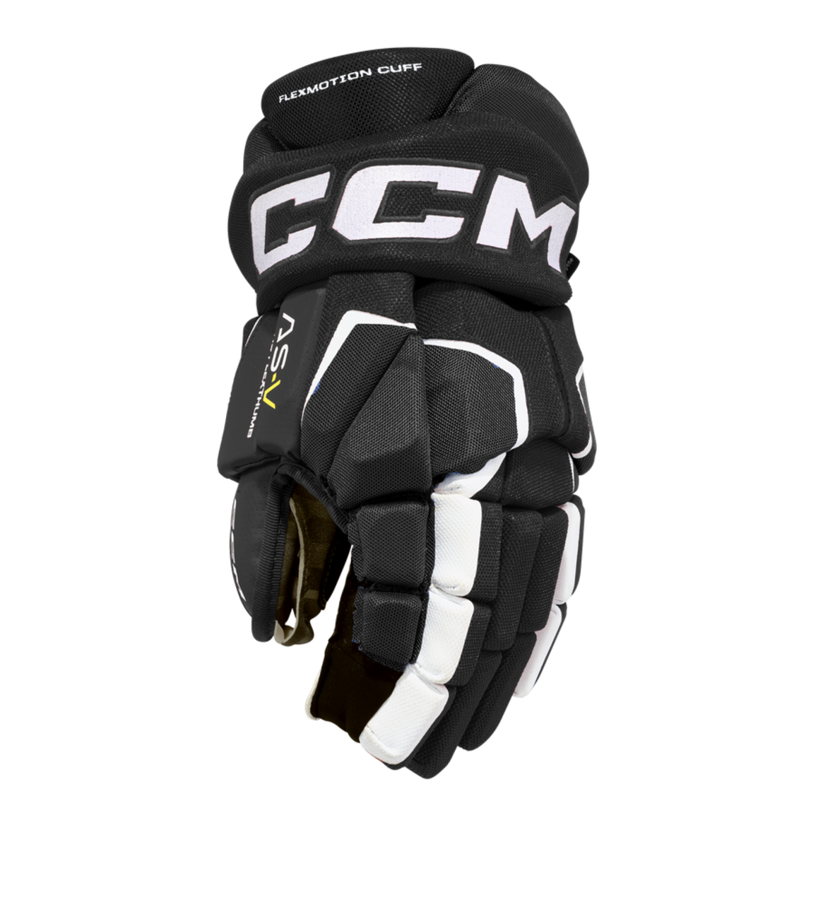 CCM Tacks AS5 Hockey Gloves, Senior, Black
