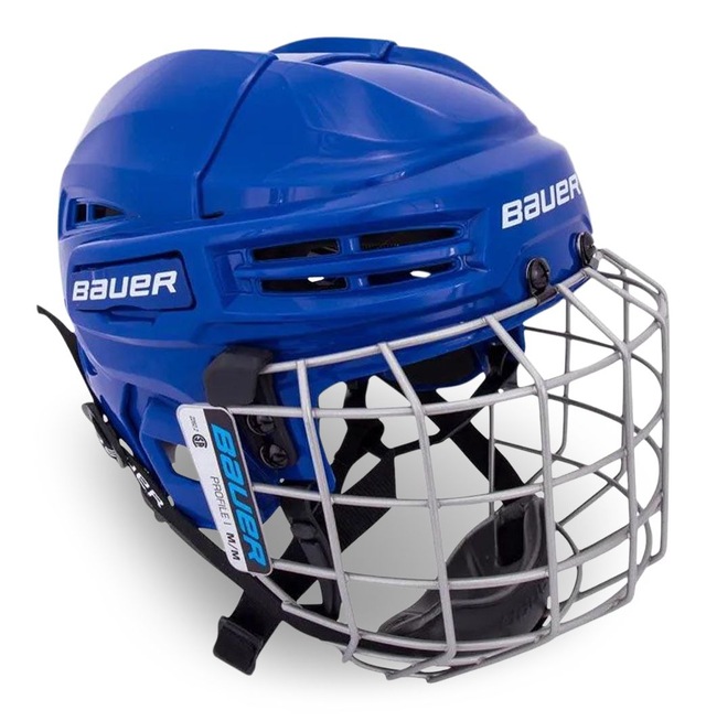 Bauer IMS 5.0 (II) Hockey Helmet Combo, Senior, Assorted Colours