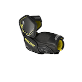 Bauer Supreme M3 Hockey Elbow Pads, Intermediate, Black/Yellow, Assorted Sizes Front_Three_Fourths_Angled_Right