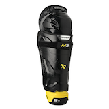 Jambières de hockey Bauer Supreme M3, junior, noir/jaune, choix de tailles Front_Three_Fourths_Angled_Right
